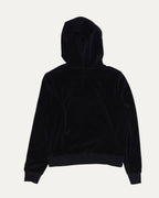 Velour Logo Hoodie