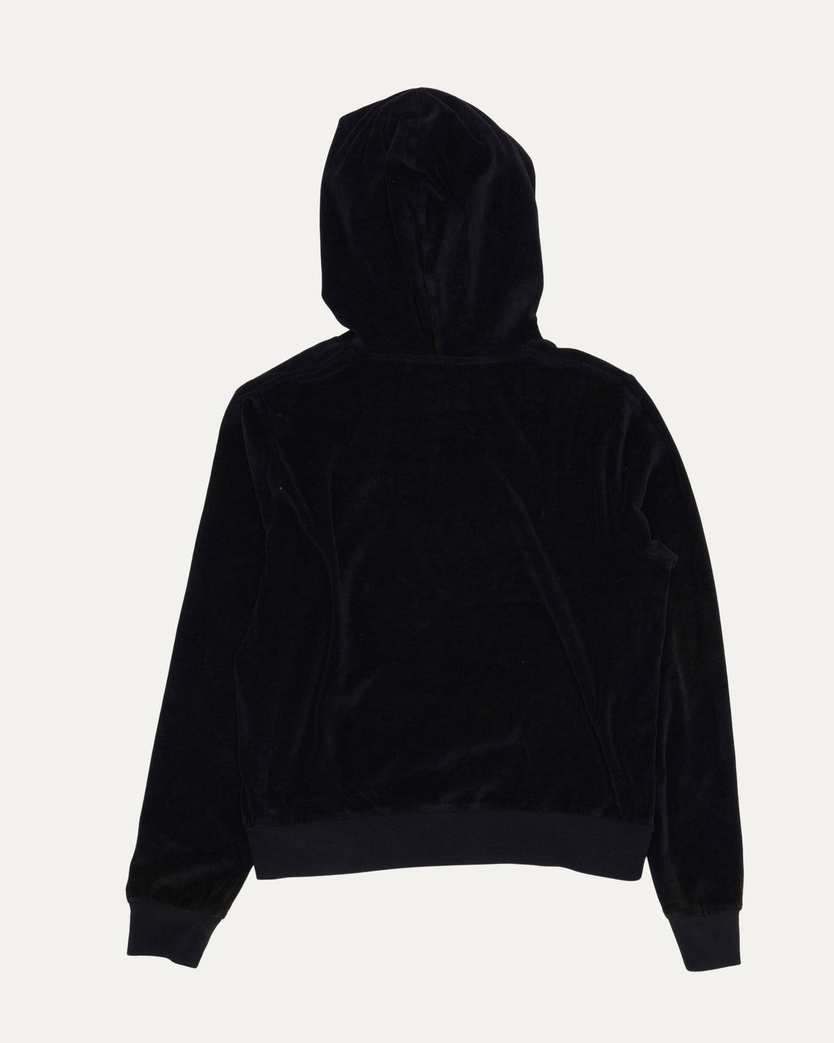 Velour Logo Hoodie