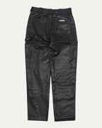 Fleur Knee Leather Carpenter Pants