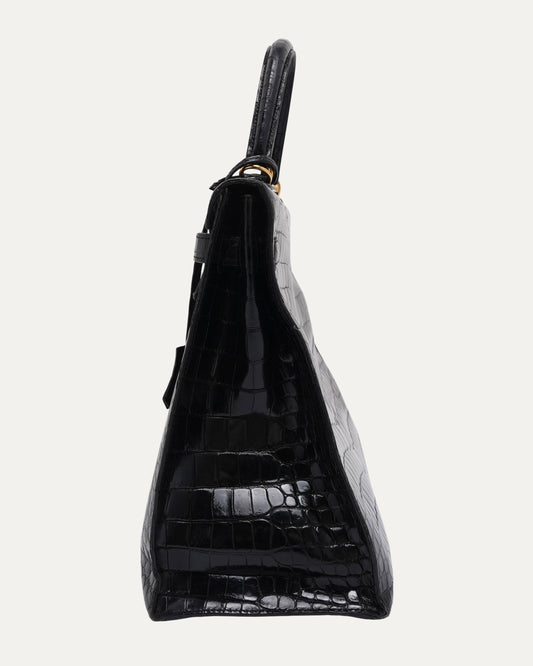 Crocodile Leather Kelly 35