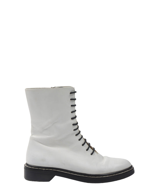 Leather Combat Boots