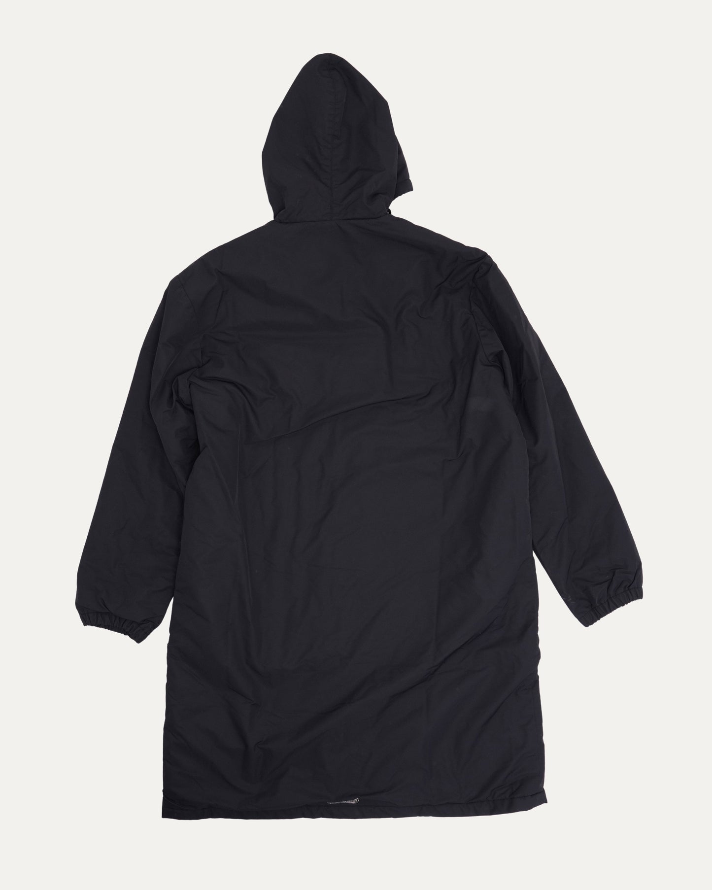 Nylon Leather Parka