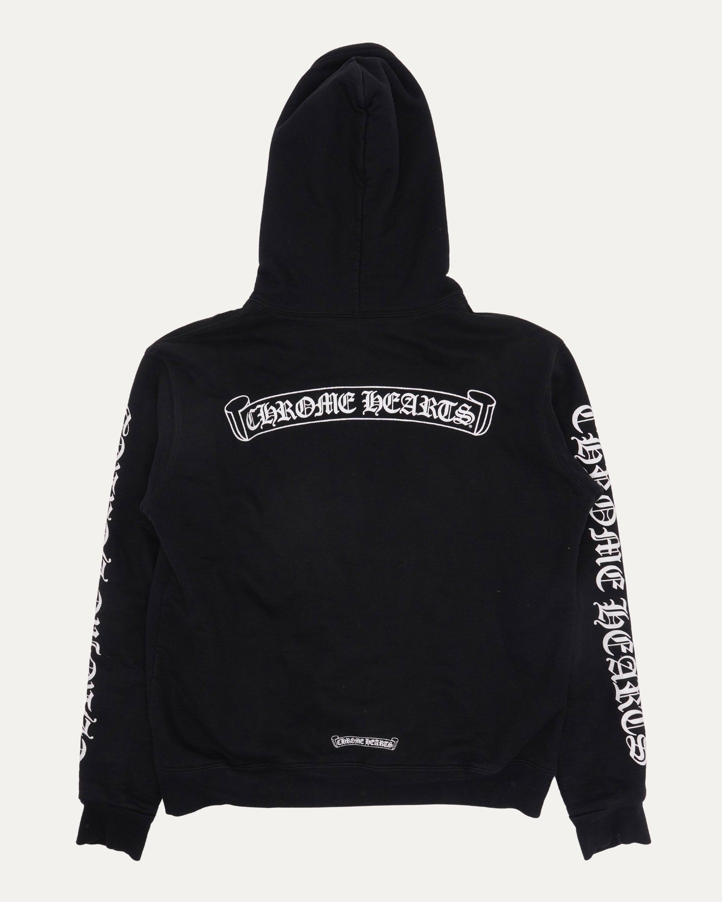Scroll Logo Thermal Zip Up Hoodie