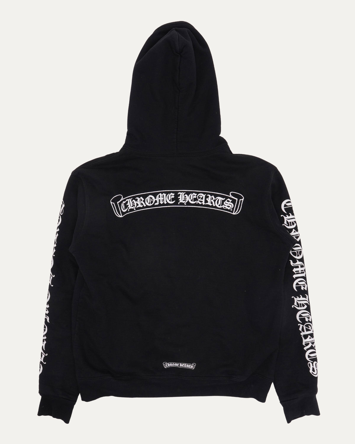 Scroll Logo Thermal Zip Up Hoodie