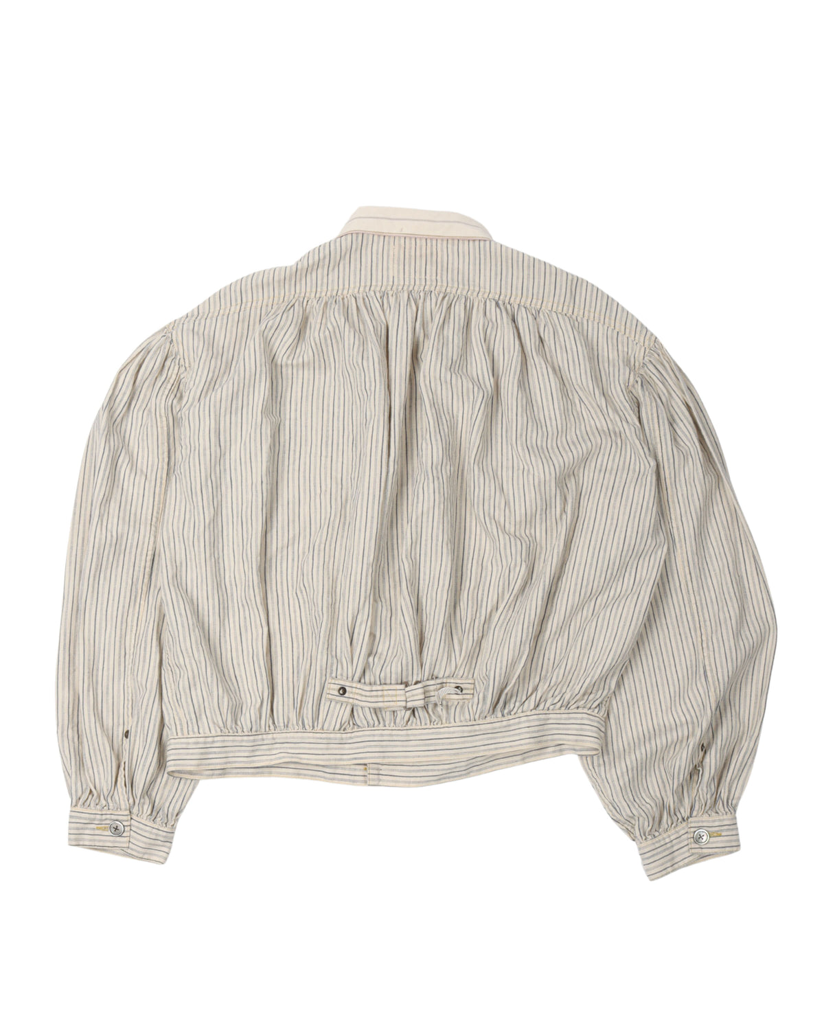 Twill Stripe Gypsy Blouse