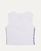 Intarsia Spell Out Tank Top