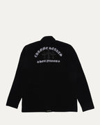 Cross Patch Cashmere Blend Knit Jacket