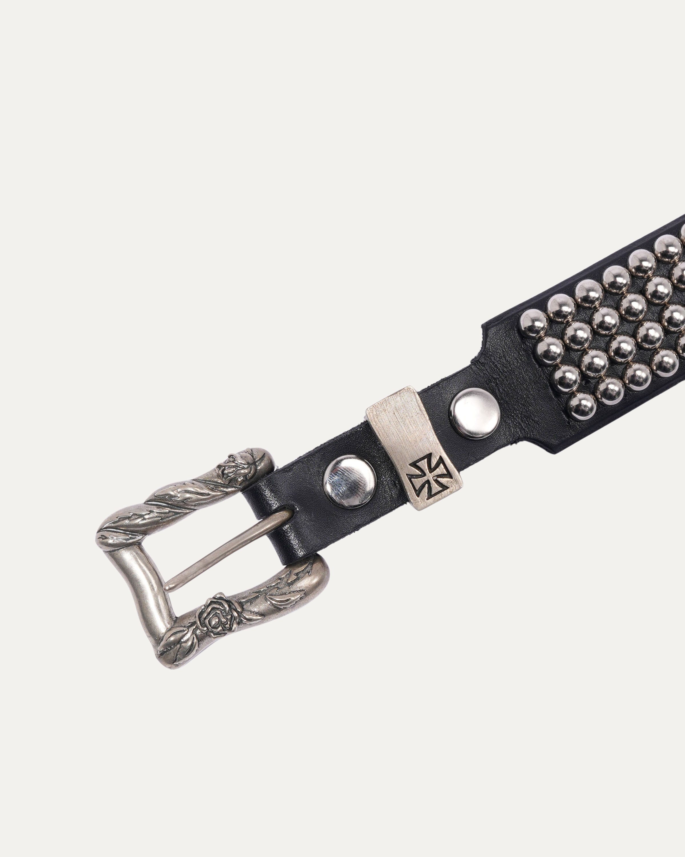 Studded Leather Belt