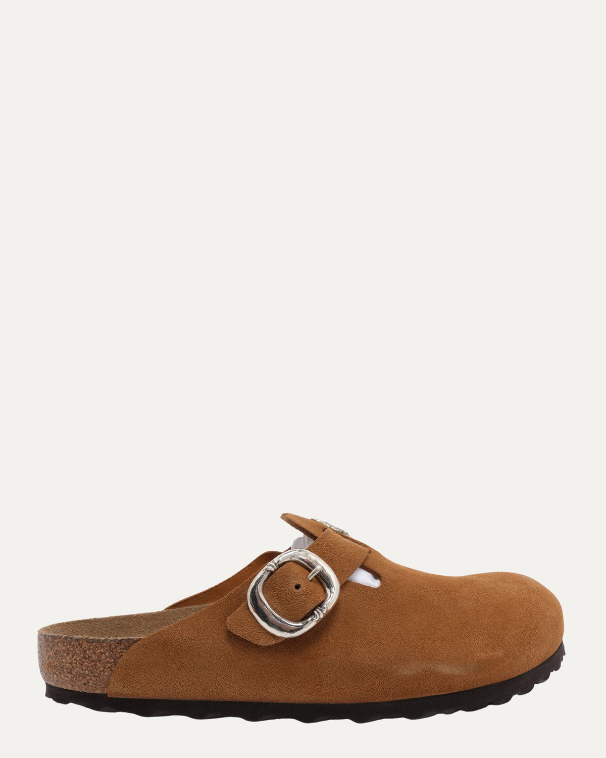 Dagger Embellished Birkenstock Boston Suede Mule