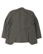 Buttonless Striped Blazer