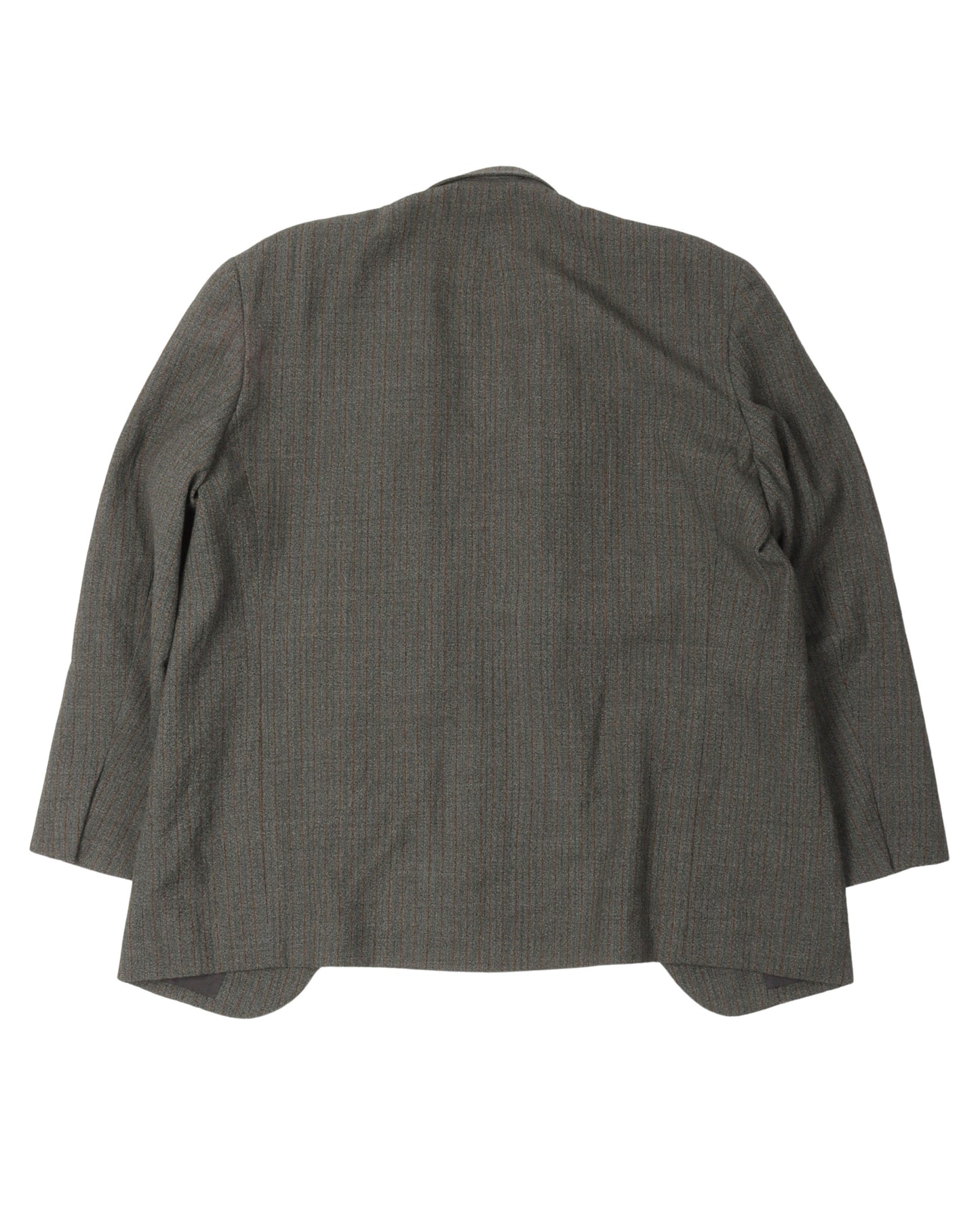 Buttonless Striped Blazer