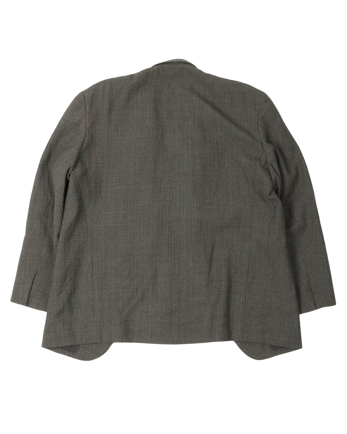 Buttonless Striped Blazer