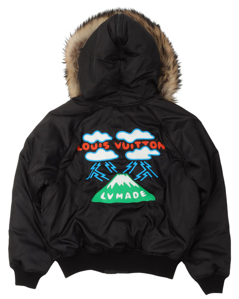 Louis Vuitton Embroidered LV Made Mountain Aviator Blouson