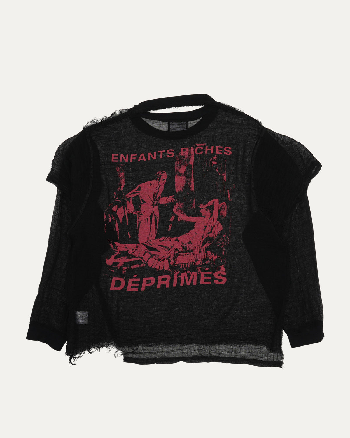 Shear Dorothy Dunked Long Sleeve T-Shirt