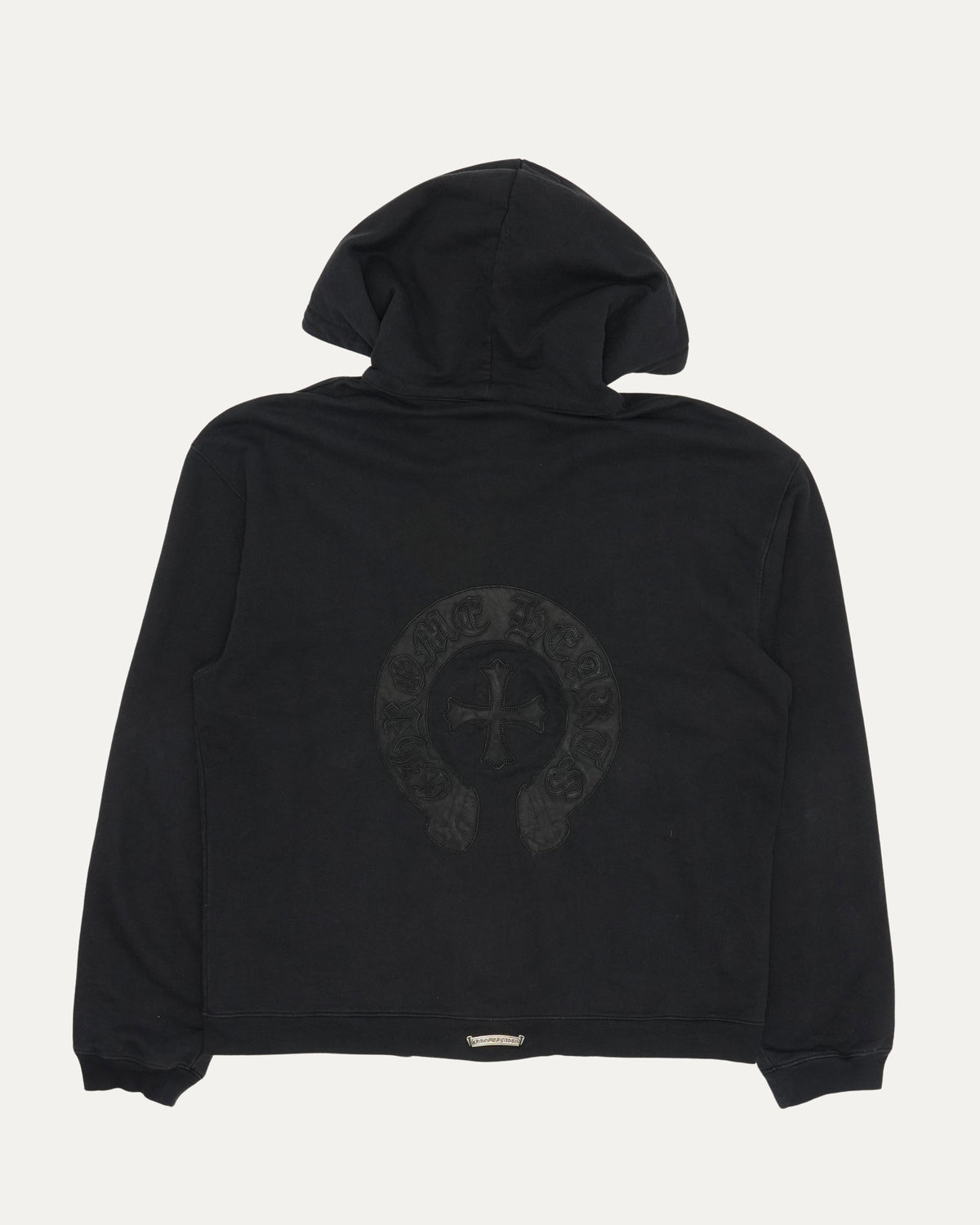 Horseshoe Patch Zip Up Hoodie