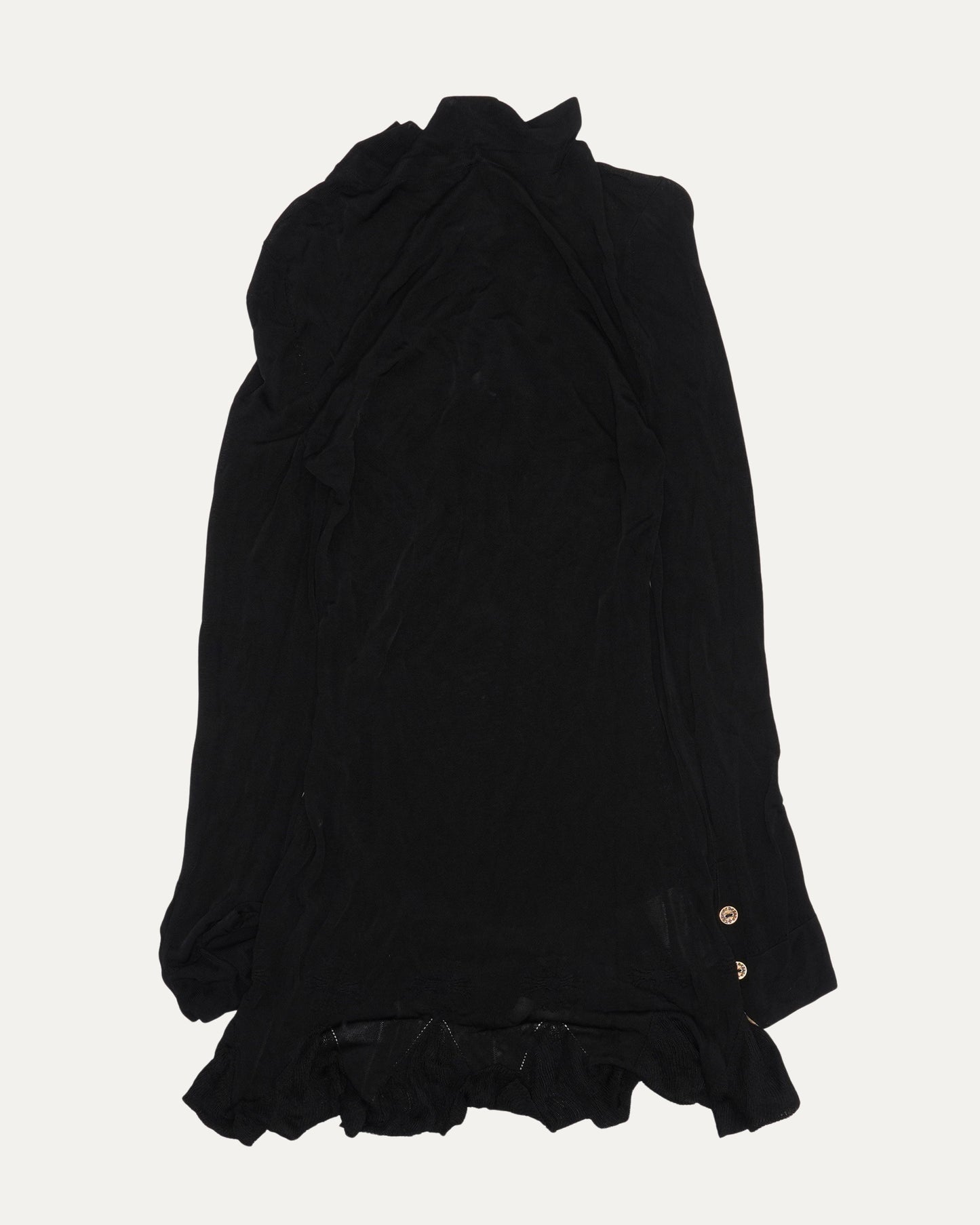 Knit Collared Long Sleeve Dress