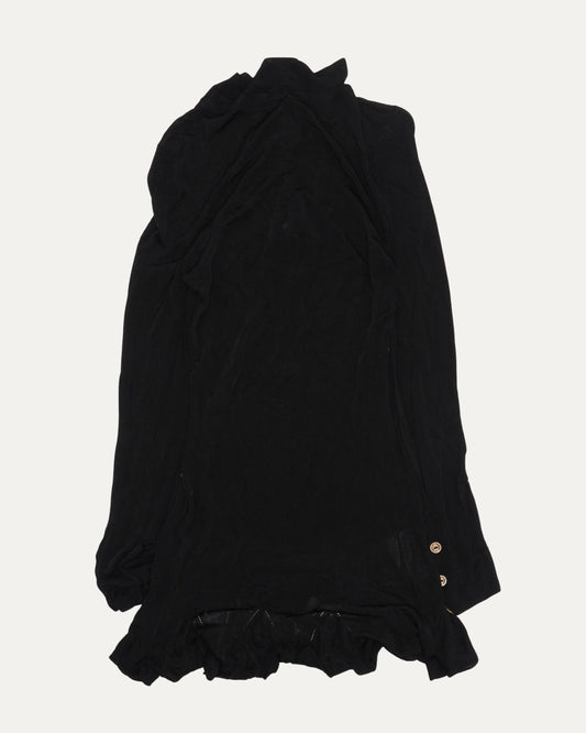 Knit Collared Long Sleeve Dress