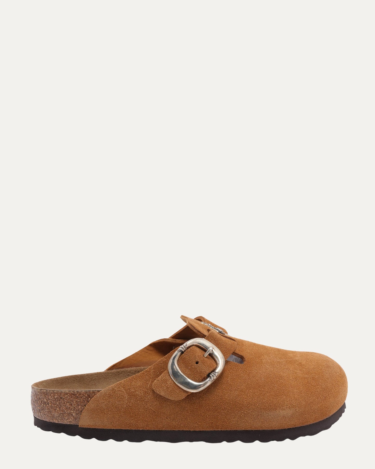 Dagger Embellished Birkenstock Boston Suede Mule