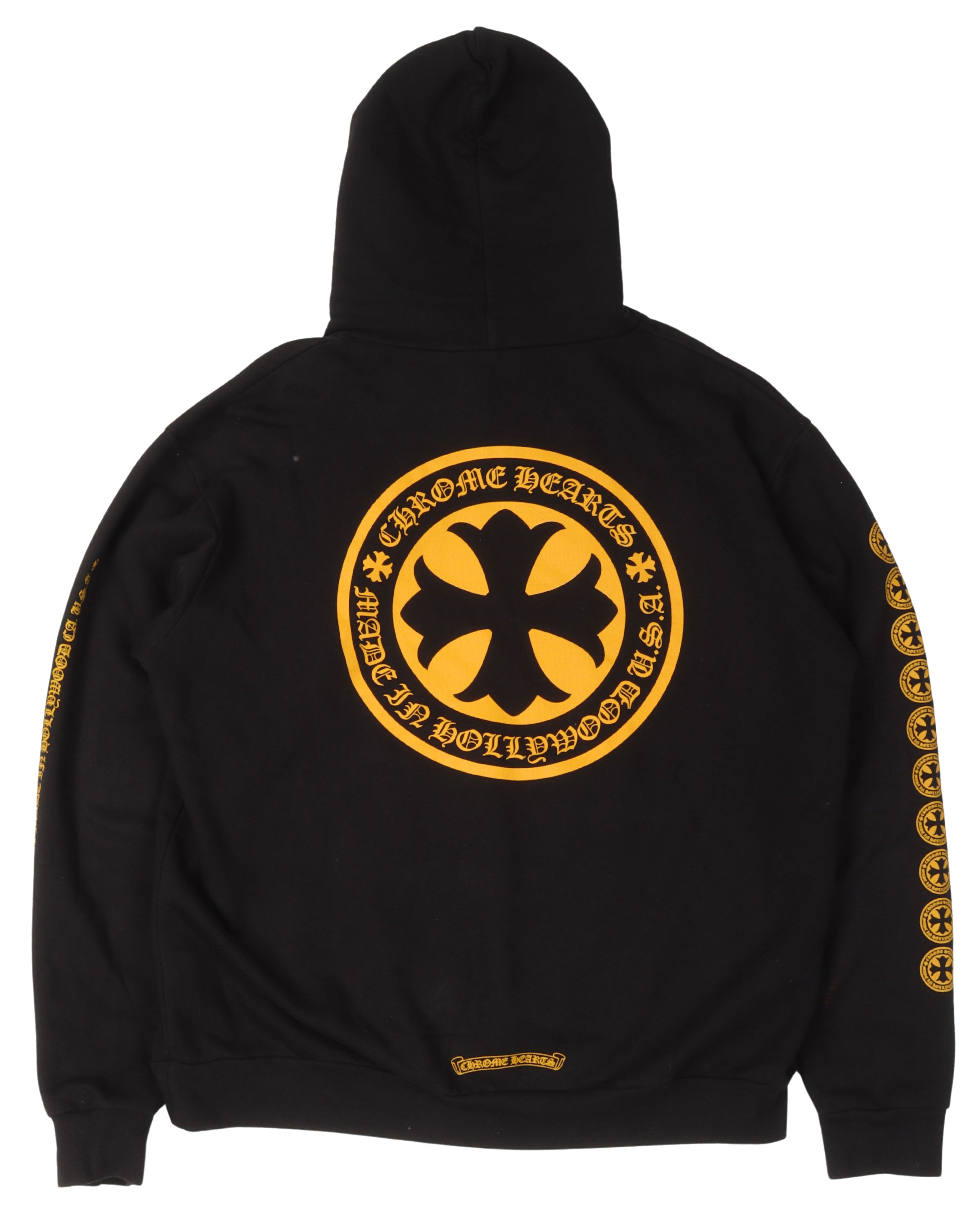 Yellow Plus Cross Hoodie