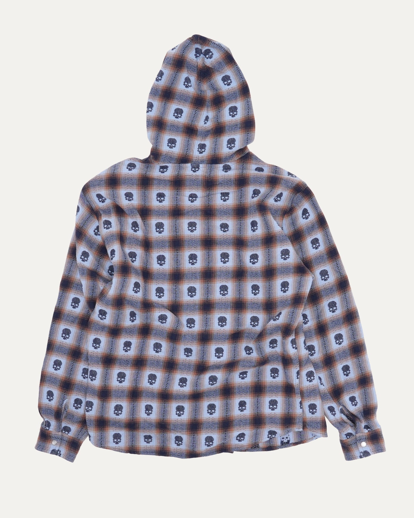 Number (N)Ine Hooded Flannel Shirt