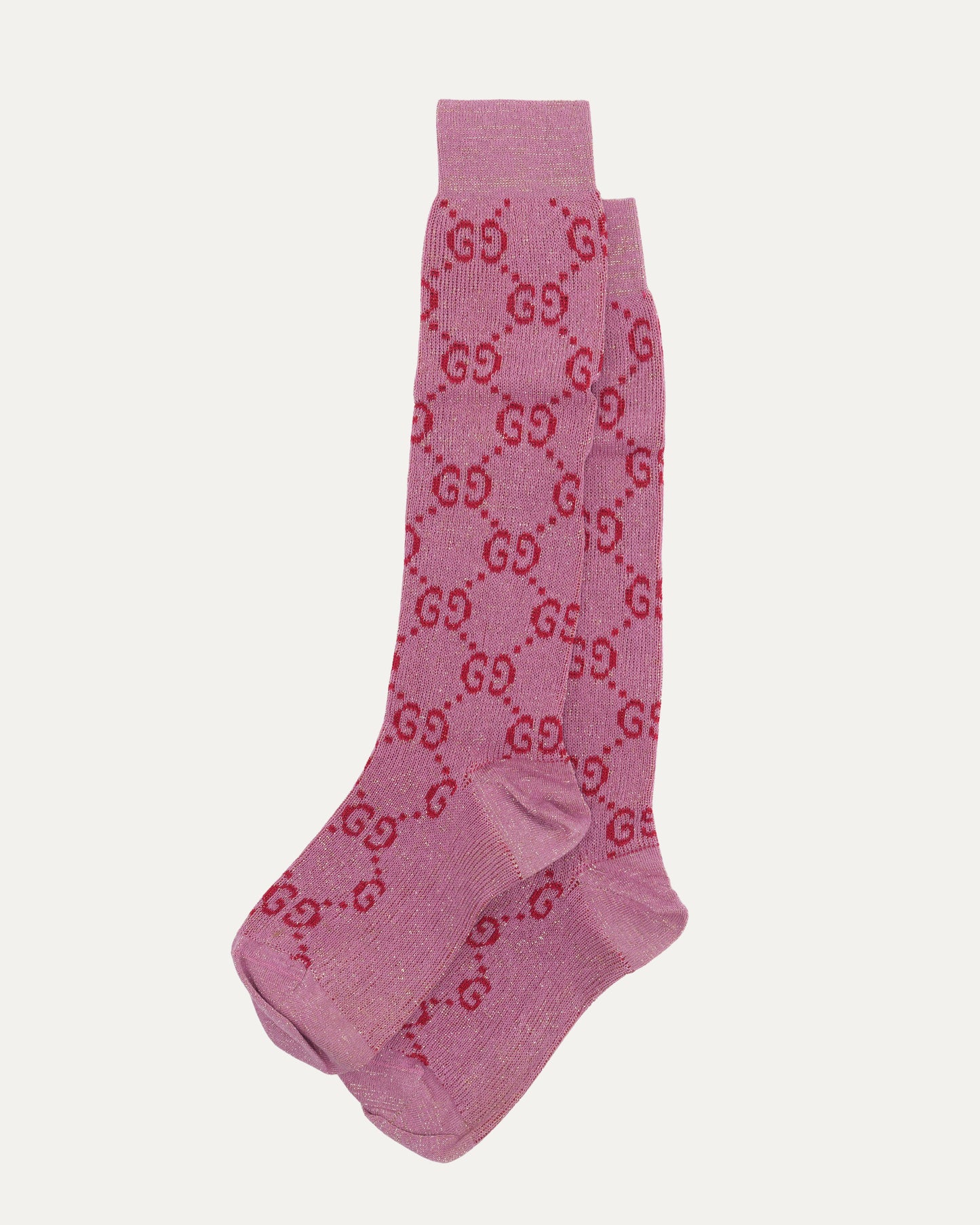 Monogram Glitter Socks