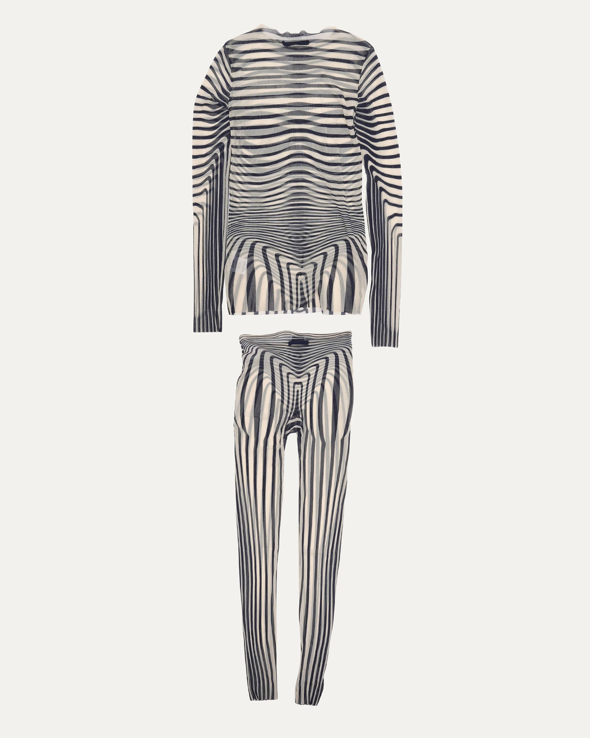 Body Morphing Striped Set