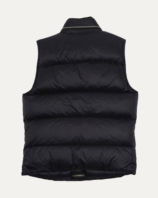 Stiff Silk Lined Puffer Vest
