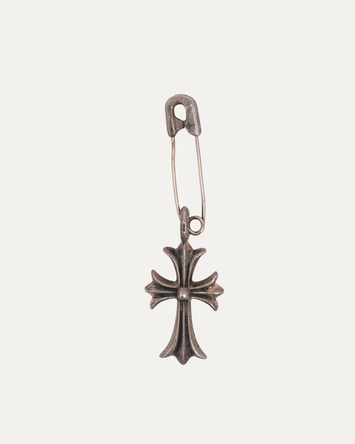 Black Diamond Tiny Fat Pendant on Diamond Safety Pin