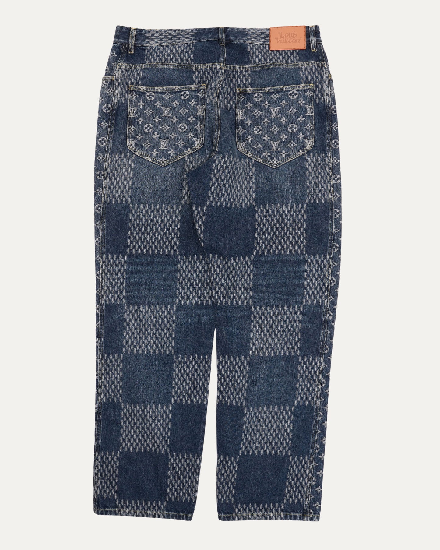 Nigo Giant Damier Waves Monogram Jeans