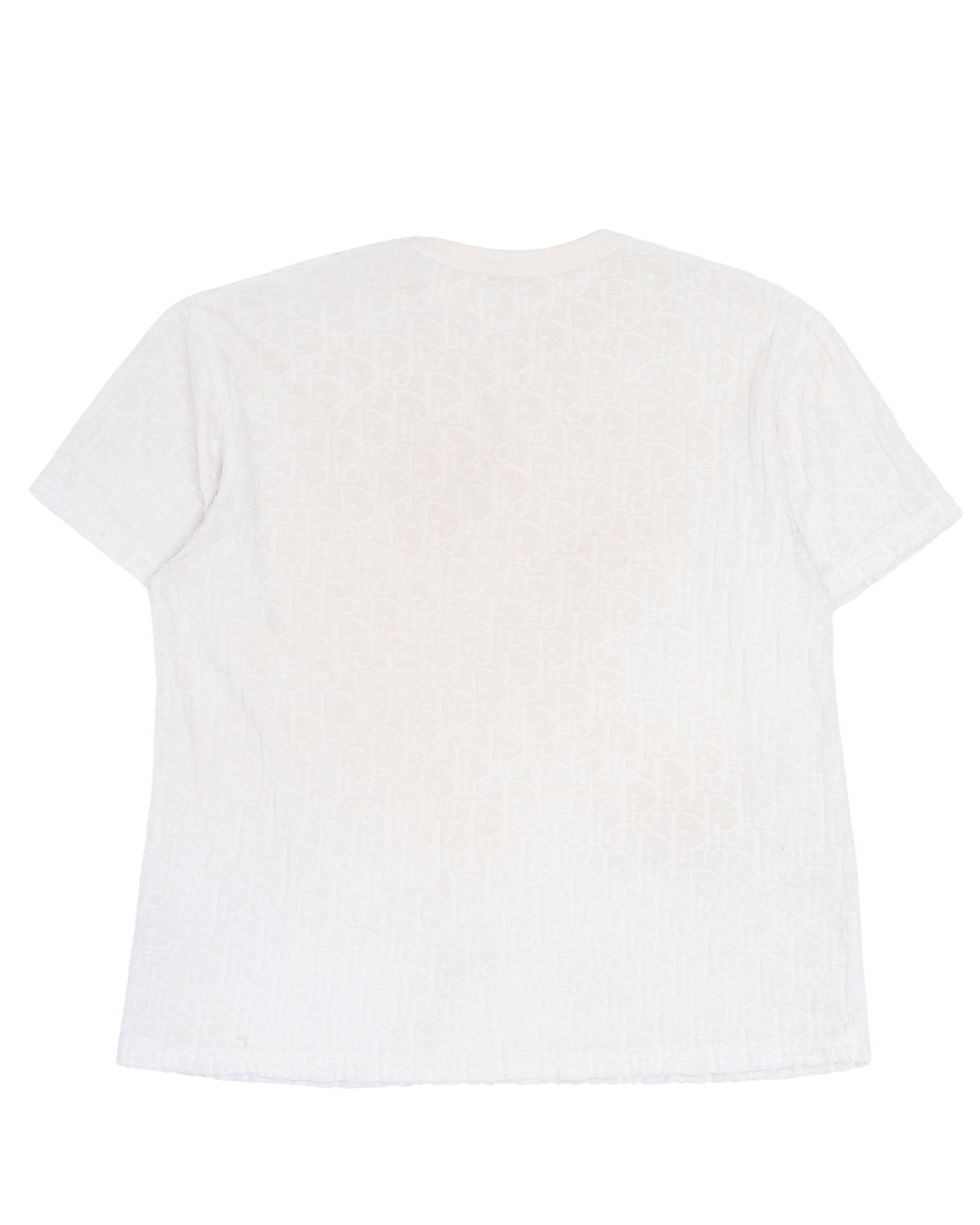 Oblique Monogram Cotton Terry T-Shirt