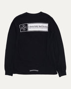 Plus Cross Long Sleeve Pocket T-Shirt