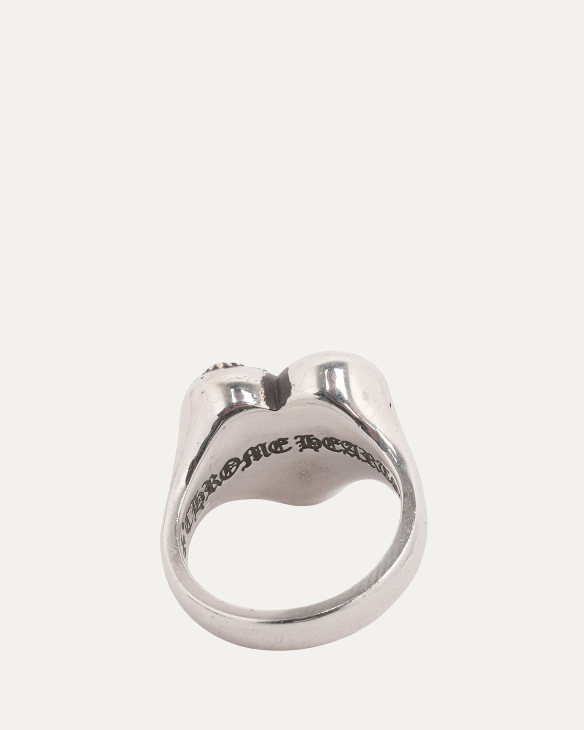 Cemetery Cross Heart Ring