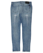 Embroidered Skinny Jeans