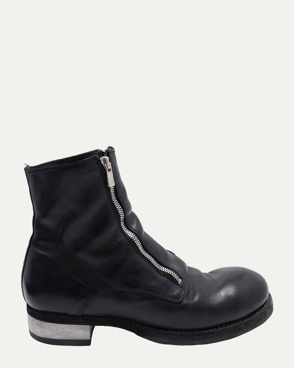 GR07FZI Full Grain Leather Double Front Zip Boots