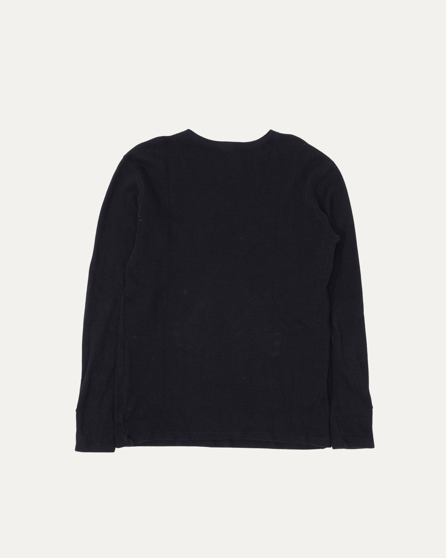 Vintage Cross Patch Long Sleeve Thermal Shirt