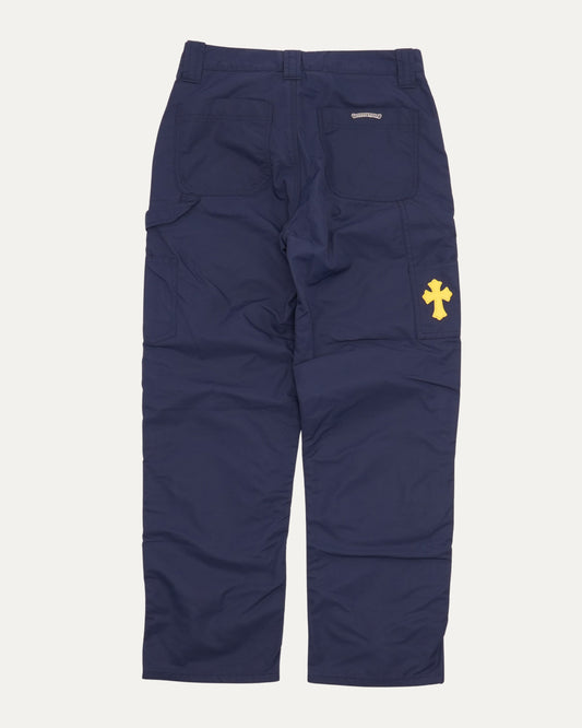 Nylon and Leather Double Knee Carpenter Pants