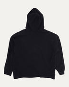 Embroidered Vertical Logo Hoodie