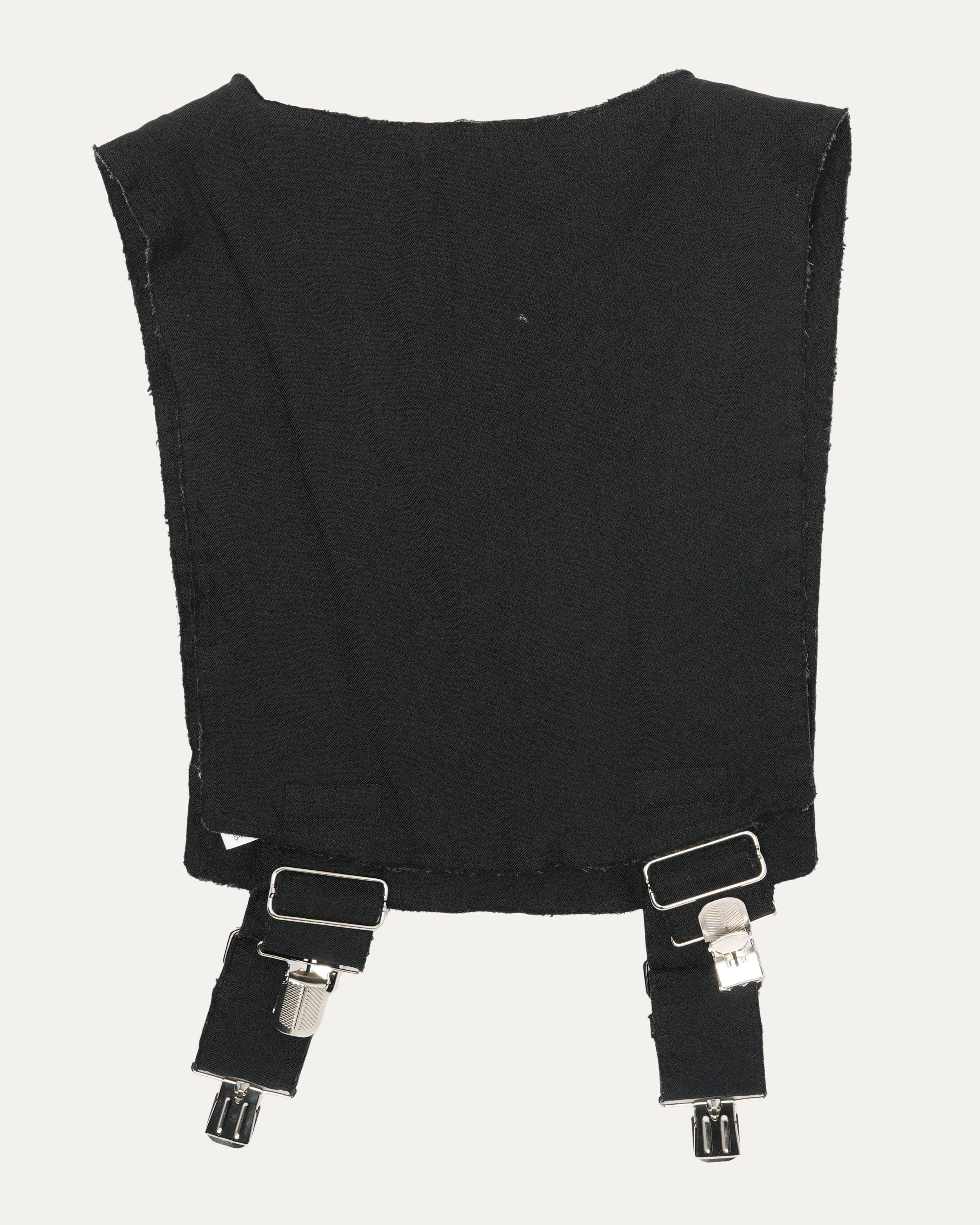 BLACK Bib Suspenders