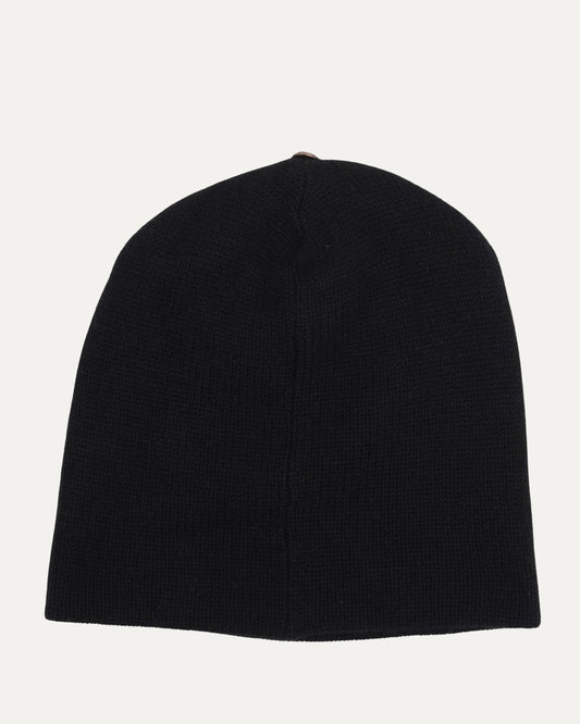 Cashmere Mini Cross Patch Beanie
