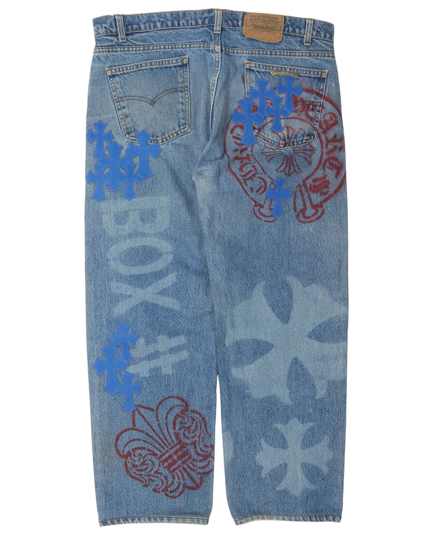 Levi's Stencil Cross Patch Jeans