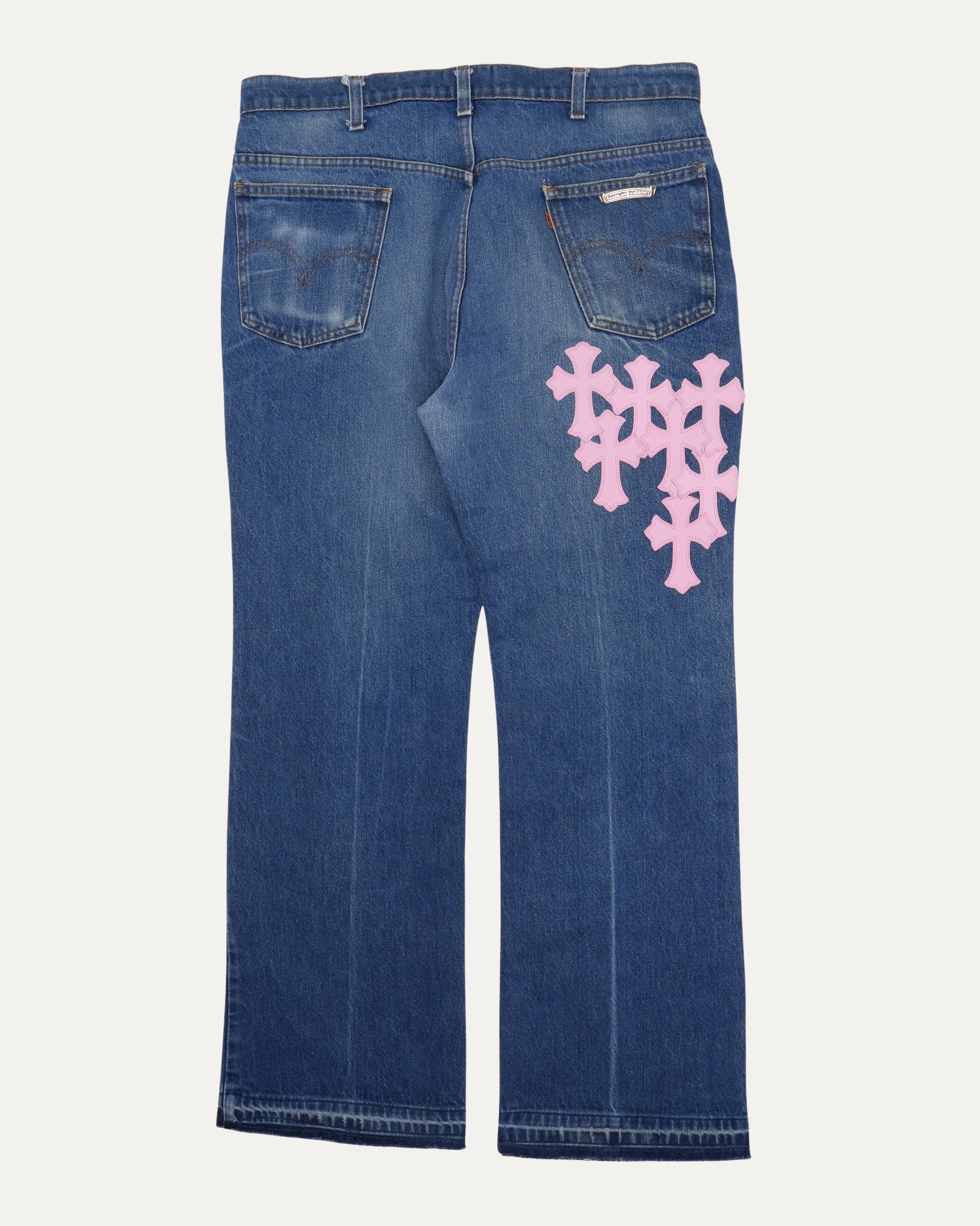 Chrome Hearts Levi's 517 Cross Patch Jeans – Justin Reed