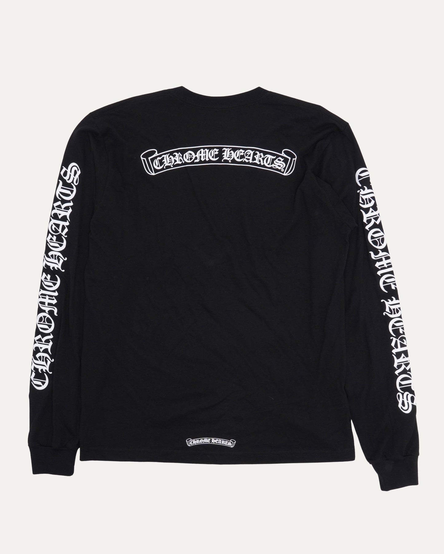 Scroll Logo Long Sleeve Pocket T-Shirt