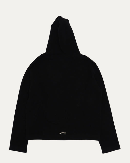 Embroidered Vine Dagger Hooded Sweater