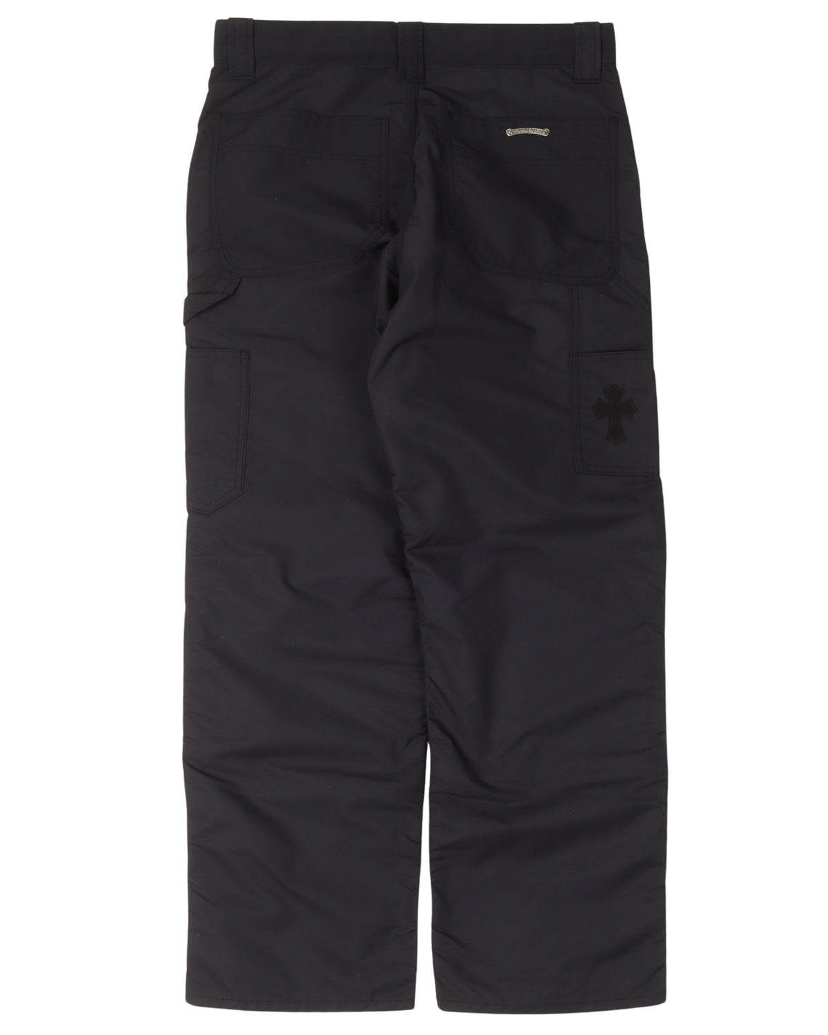 Leather Double Knee Nylon Carpenter Pants