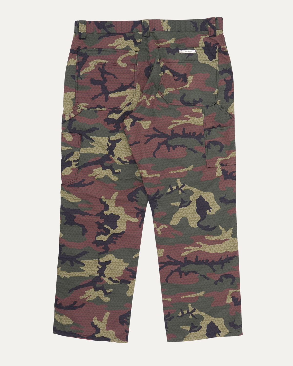 Camouflage Nylon Double Knee Pants