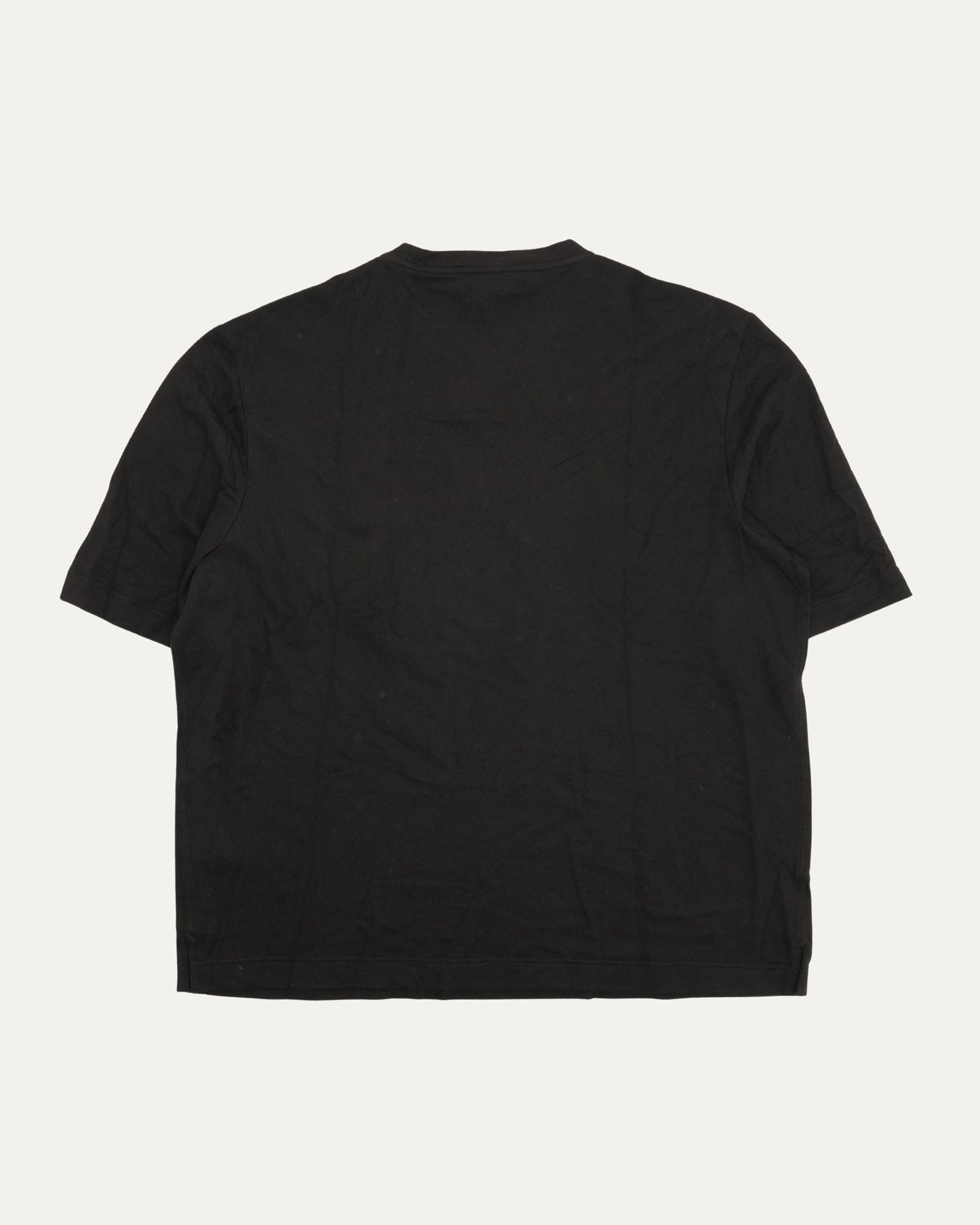 Leather Applique Pocket T-Shirt