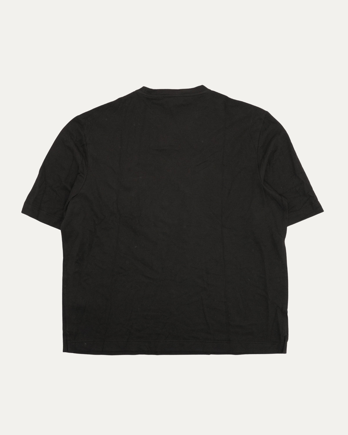 Leather Applique Pocket T-Shirt
