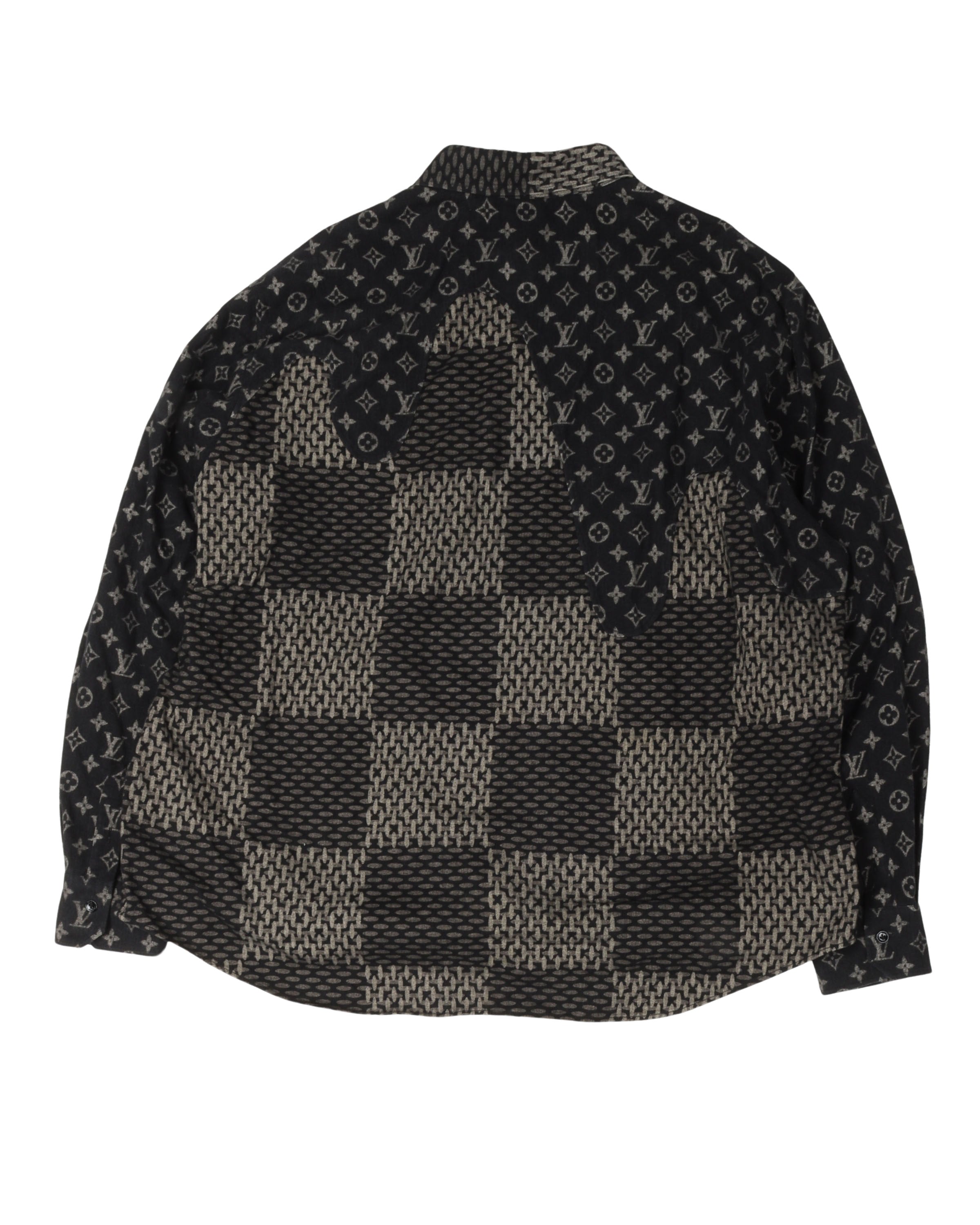 Nigo MNGM Waves Giant Damier Flannel Shirt