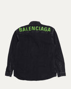 Back Logo Denim Shirt