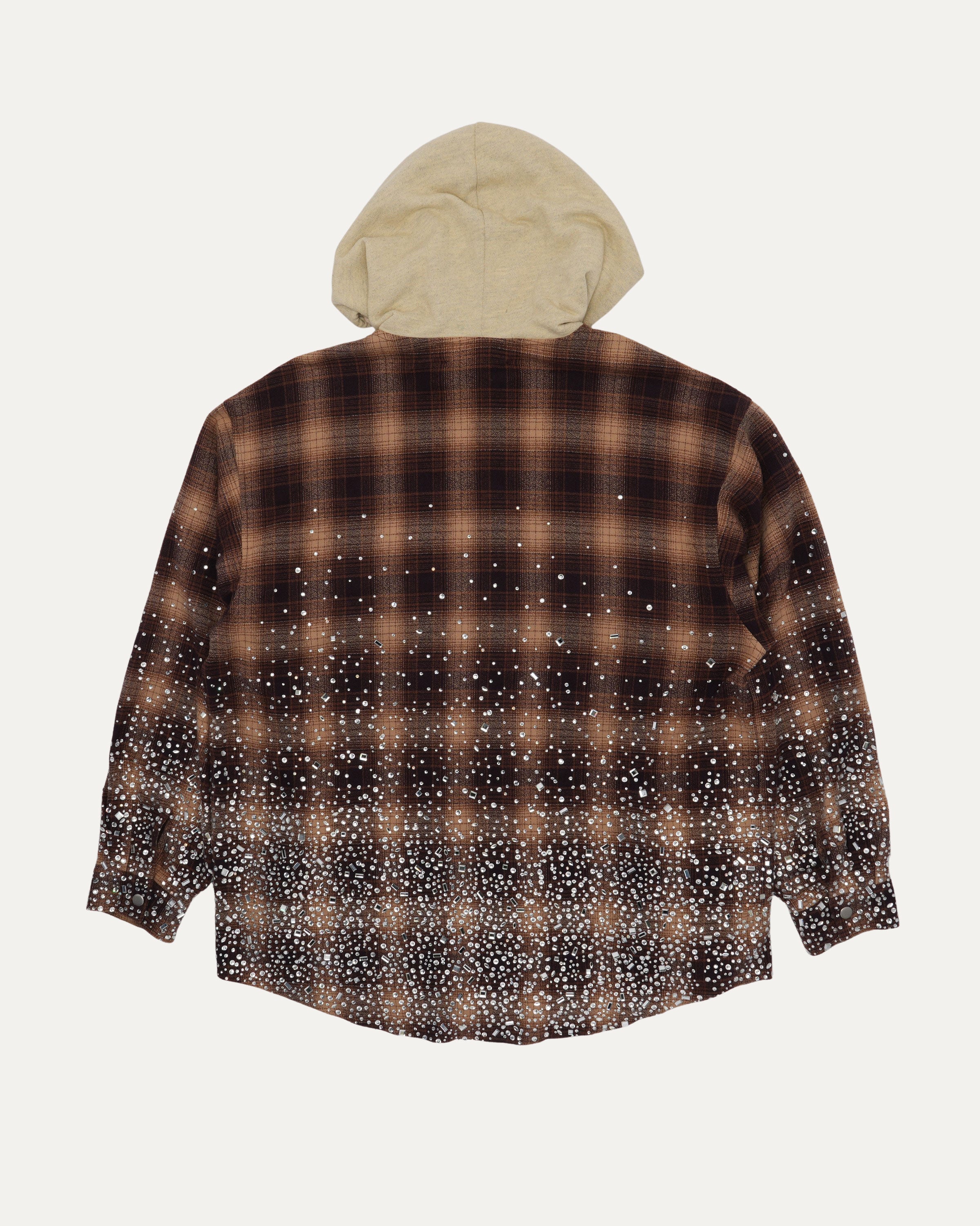 Other Scenes Shattered Glass Hooded Flannel